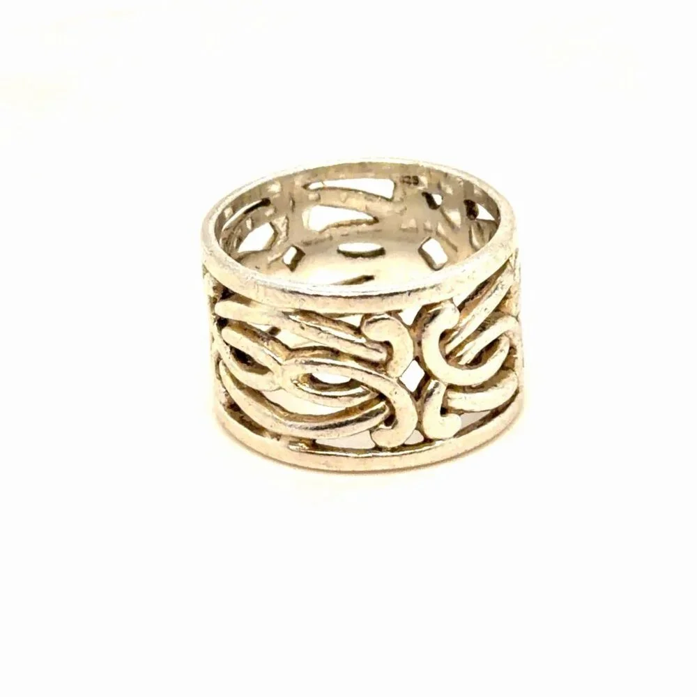 925 Wide Cut-Out Band‎ Ring